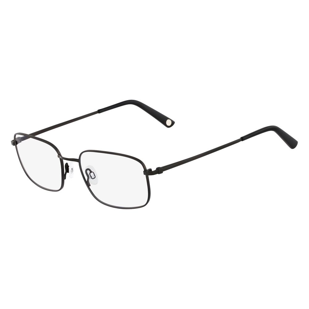 Flexon BENJAMIN 600 Eyeglasses 001 Black Chrome 56mm